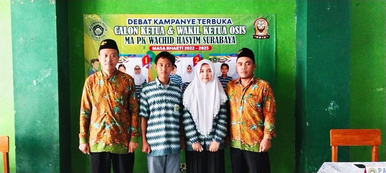 Pemilu Ketua OSIS di MA PK Wachid Hasyim Surabaya